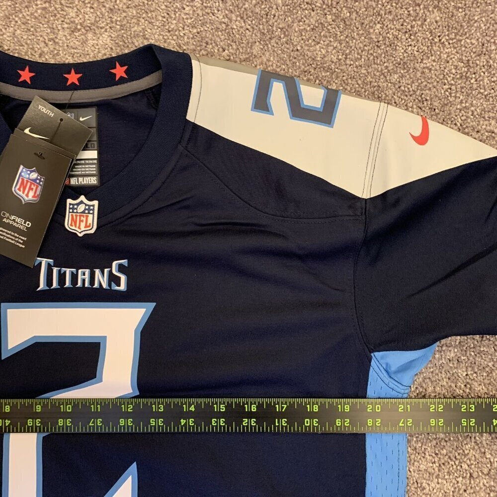 NWT Nike Youth Tennessee Titans NFL Julio Jones #2 Football Jersey Sz XL (18/20) - Picture 8 of 12